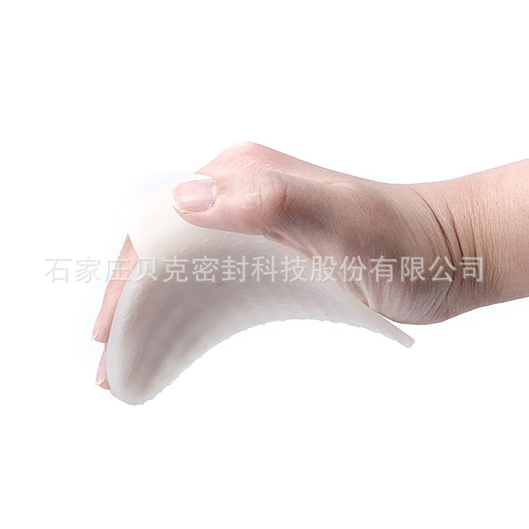 食品級醫療級sil硅膠白色半透明硅膠護手墊